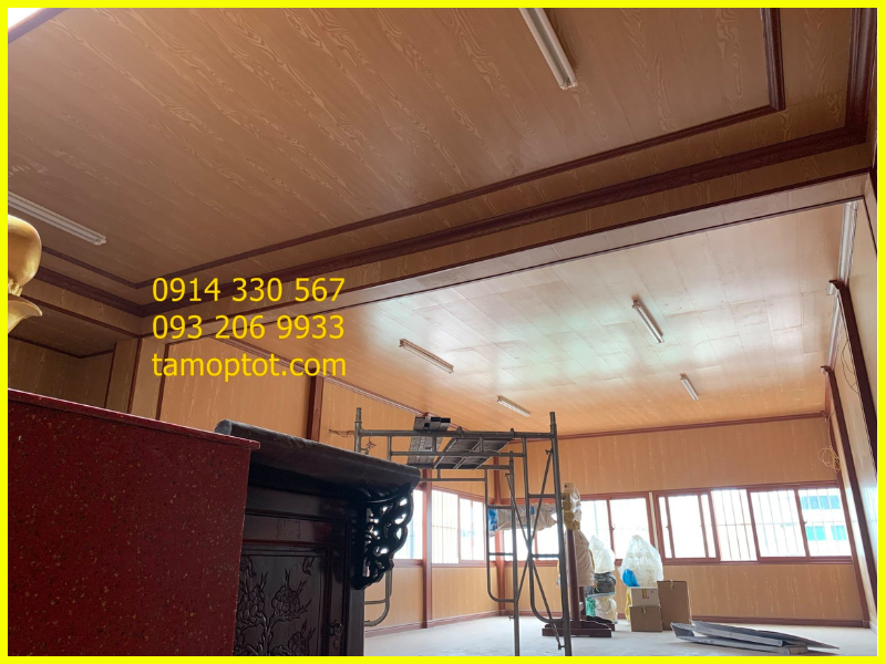 Quy trình thi công tấm PVC vân đá, vân gỗ tại TP.HCM của Xây Dựng TOT